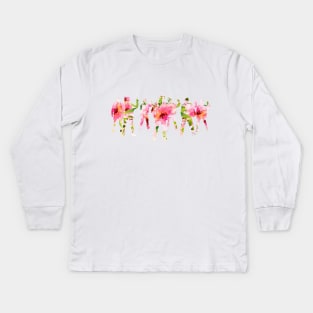 Boy with Luv BTS Kids Long Sleeve T-Shirt